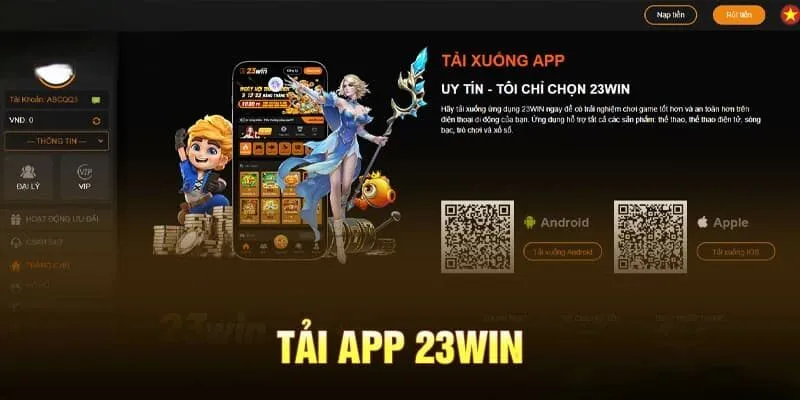 Tải App 2 Hướng dẫn tải app 23win chi tiết